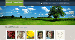 Desktop Screenshot of hartwellfuneralhome.net